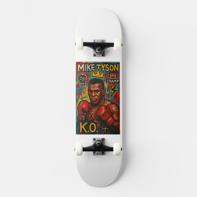 Skateboard Enorme Deckz Art K.O. géant (Recto)