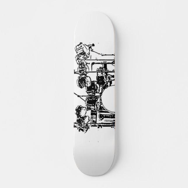 Skateboard Ensemble de tambour (Devant)