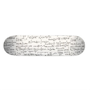 Skateboard Équations //de maths écrites par main