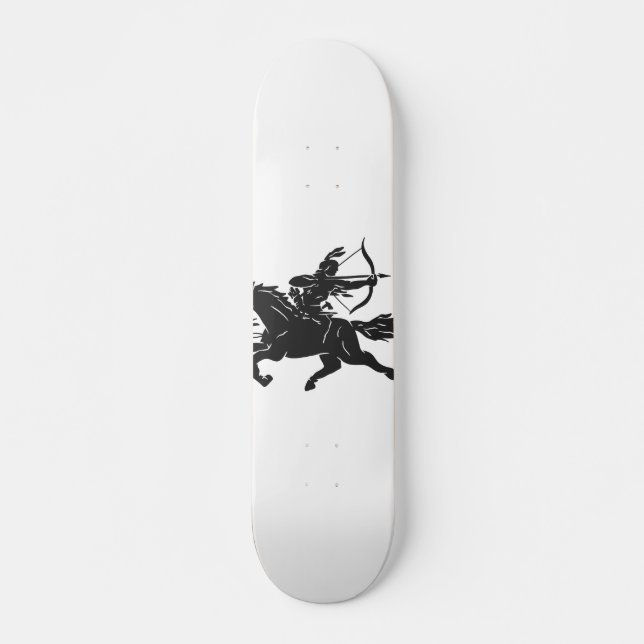 Skateboard Équestre indien - Choisir la couleur arrière - pla (Devant)