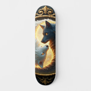 Skateboard Équilibre lunaire – Là où les ombres embrassent la