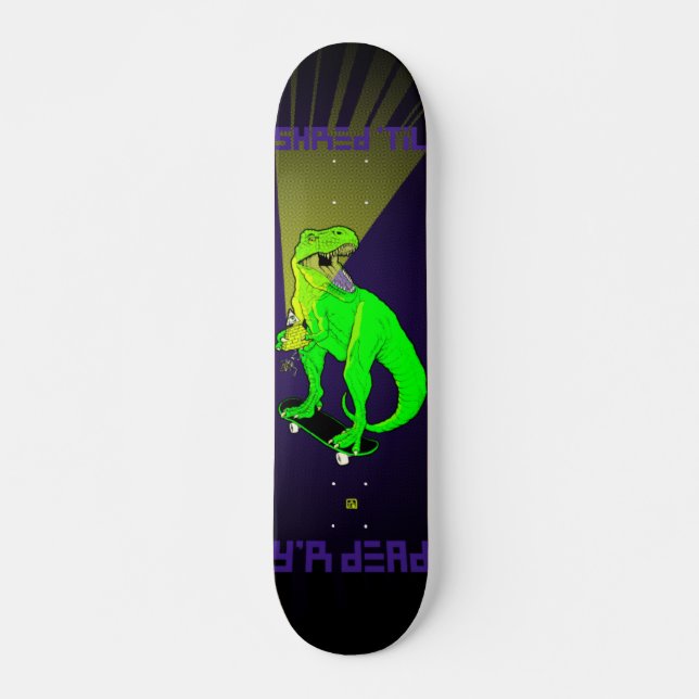 Skateboard Équipe Dinosaur I - mini (Devant)