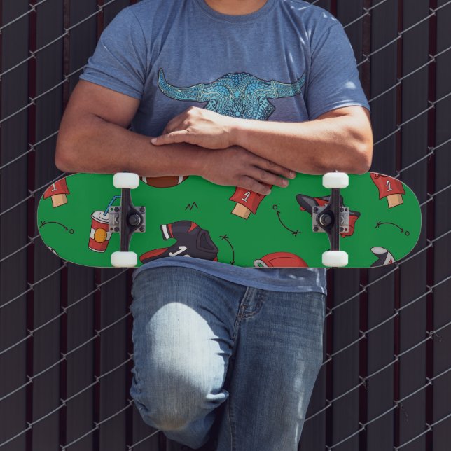 Skateboard Équipement sportif de football avec Motif alimenta (Extérieur 3)
