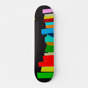 Skateboard Escaliers colorés