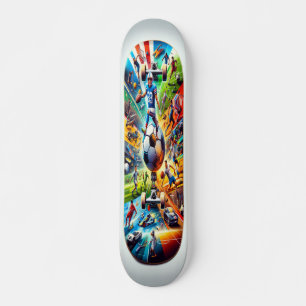 Skateboard Espace sportif dynamique
