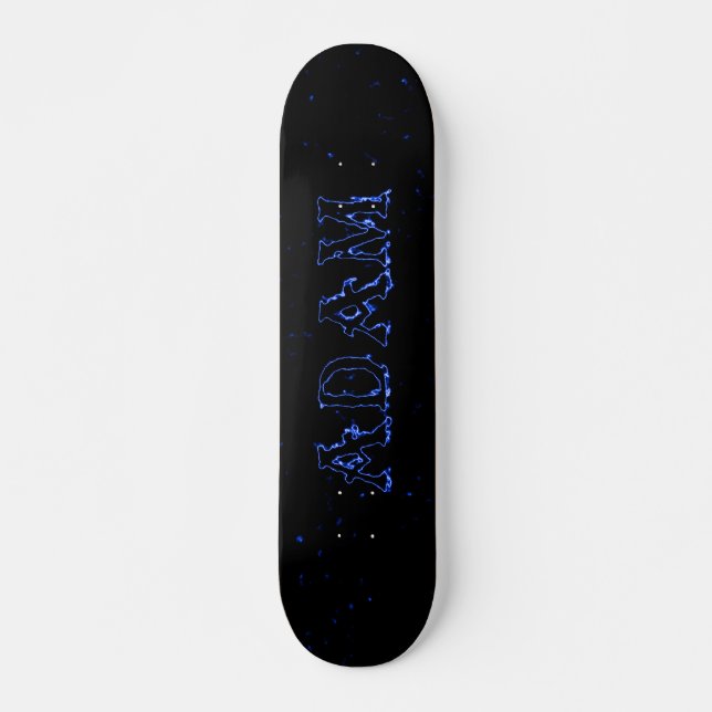 Skateboard essai d'Adam (Devant)