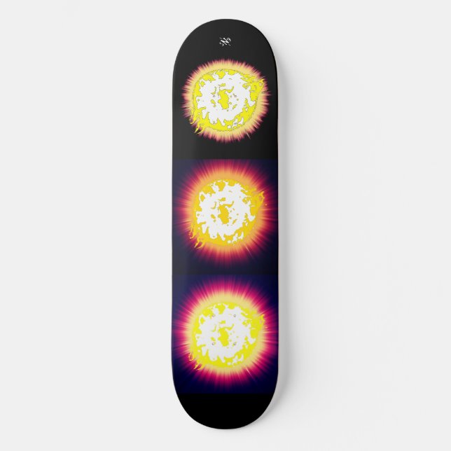 Skateboard Étoile brûlante (Recto)