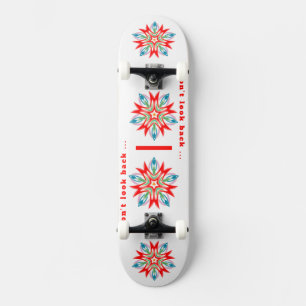Skateboard Étoile rouge bleu vert