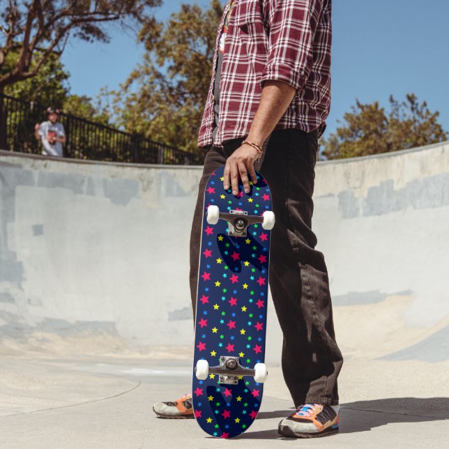 Skateboard Étoiles (Extérieur 2)