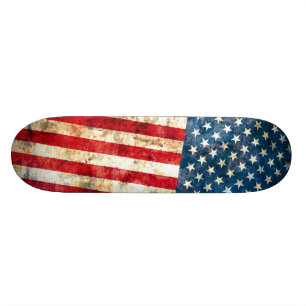 Skateboard Étoiles et plate-forme de rayures