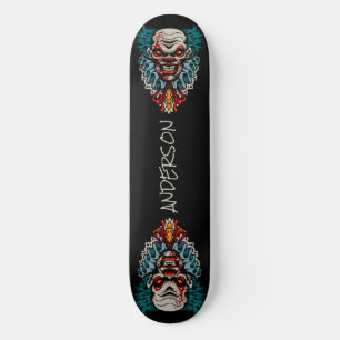 skateboard Evil Scary Clown Terror Halloween