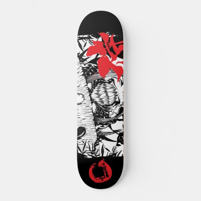 skateboard Evil shinobi (Recto)