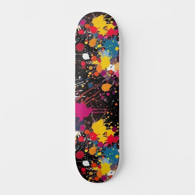 Skateboard Explosion de couleur (Recto)