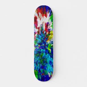 Skateboard Explosion de couleur ~ Patinage