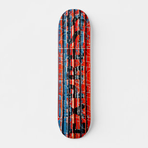 Skateboard "Express" - Peinture à Peeling rustique