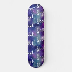 Skateboard Expression Yeet Espace Galaxie Exclamation