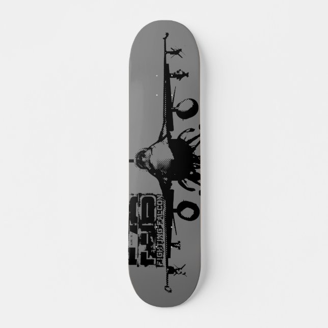 Skateboard F-16 Faucon combattant (Devant)