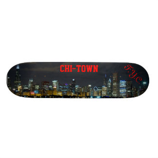 Skateboard F.Y.C. Planche à roulettes d'horizon de CHI-TOWN
