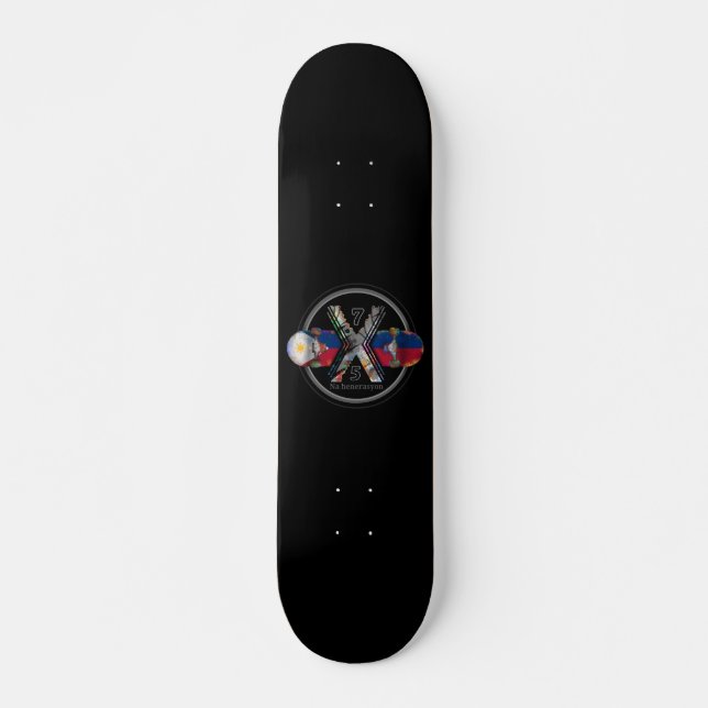 Skateboard Fabriqué aux Philippines 1975 (Devant)