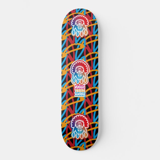 SKATEBOARD FAIRE L'INDIEN PAR MASANSER PIXELAT (Recto)