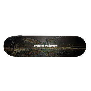 Skateboard Faites la planche à roulettes de surfer de coucher