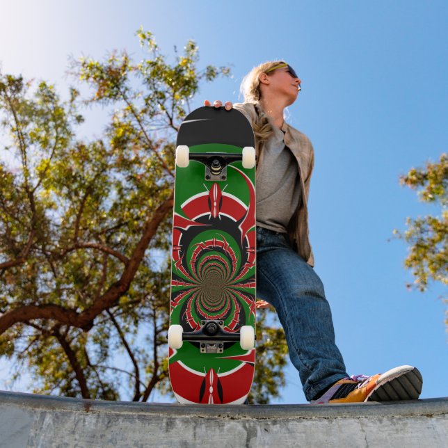 Skateboard Faites-le Kenyan (Extérieur 1)