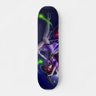 Skateboard Falln Happy Halloween sorcière Citrouille