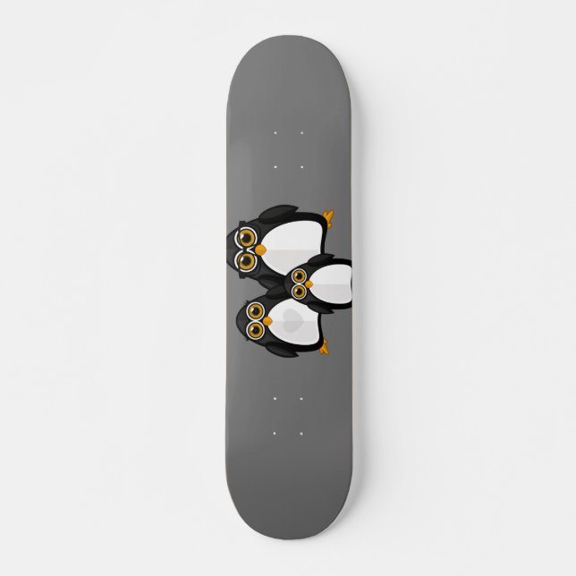 Skateboard Famille Penguin (Devant)