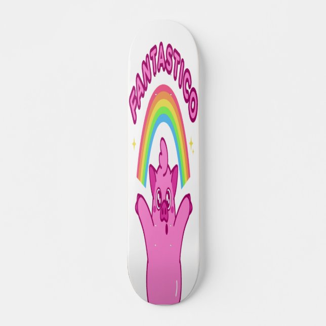 Skateboard Fantastico - Cochon mignon (Devant)