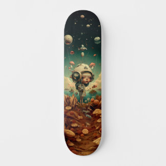 Skateboard Fantasy wall art skateboard. 