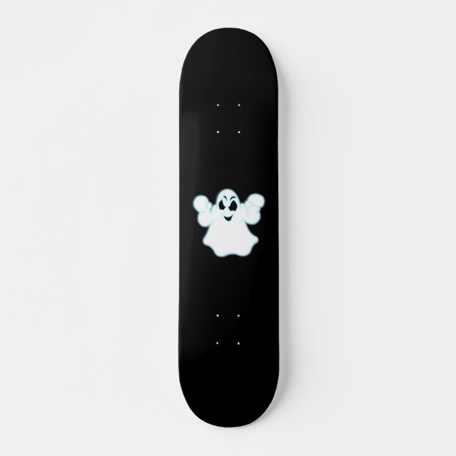Skateboard Fantôme d'Halloween lumineux (Devant)