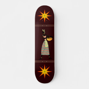 Skateboard féminin d'Afrique
