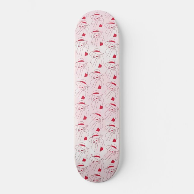 Skateboard Femme (Recto)