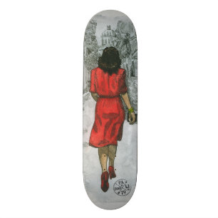 Skateboard Femme en rouge
