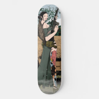 Skateboard Femme vietnamienne