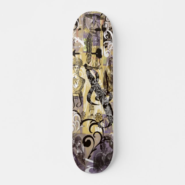 Skateboard Femmes vintages (Devant)