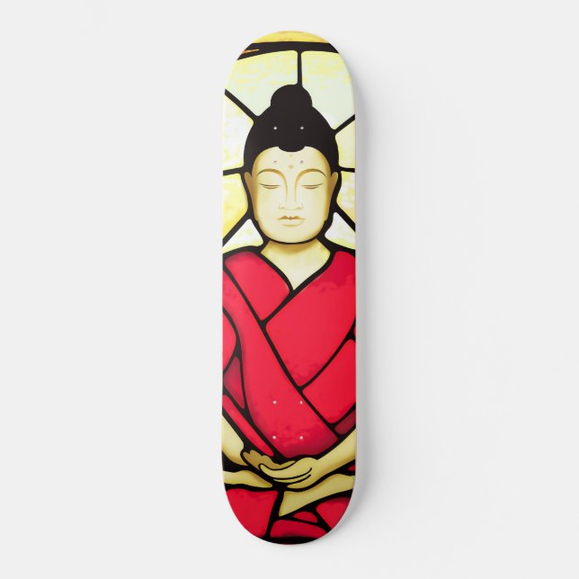 Skateboard Fenêtre en tache du bouddha de Bali (Recto)