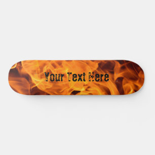 Skateboard Feu personnalisé ! Flames Skate Deck Skateboard/Wa