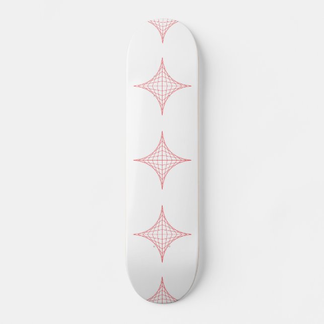 Skateboard Feu (rouge) (Recto)