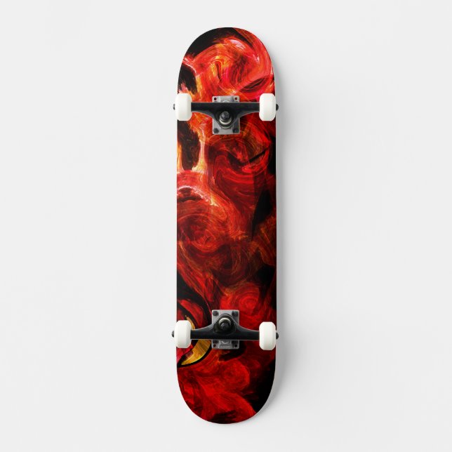 Skateboard Feu sauvage (Recto)