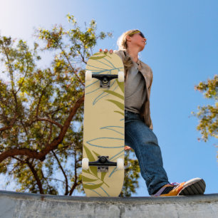 Skateboard Feuilles d'or de la nature d'automne