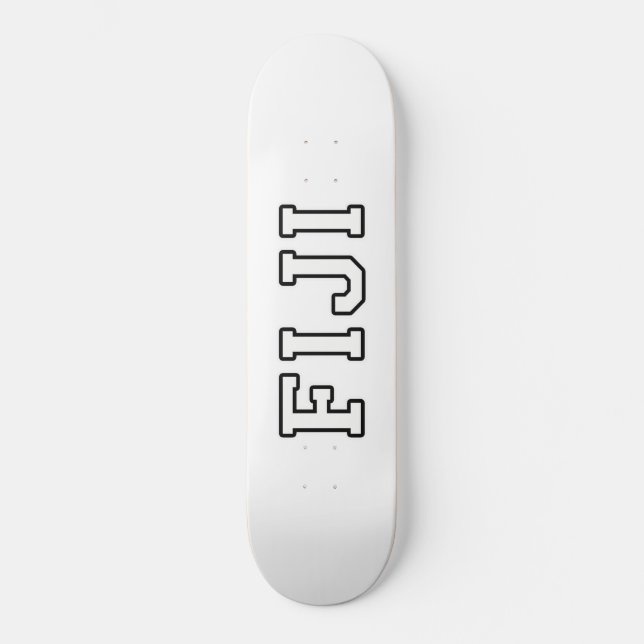 Skateboard Fidji (Recto)