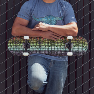 Skateboard Fierté Neurogenre Géométrique Groovy Funky Rétro