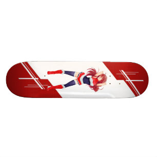 Skateboard Fille d'Anime de la Thaïlande Manga habillée dan