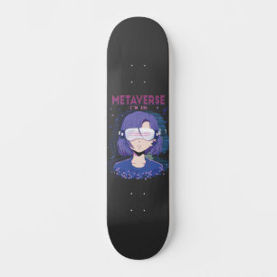 Skateboard Fille d'anime lunettes de réalité virtuelle skateb