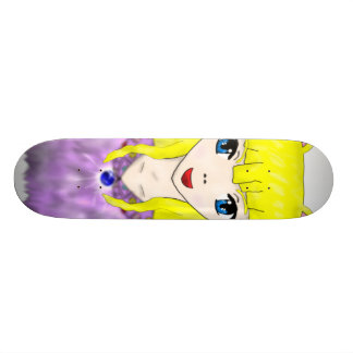 Skateboard Fille de chat d'Anime