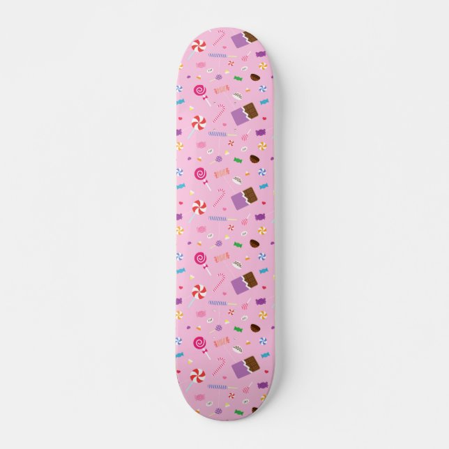 Skateboard Fille Sweet Candy Motif Pour Filles (Devant)