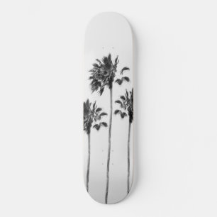 Skateboard Finesse trio des palmes noires et blanches #1 #tro