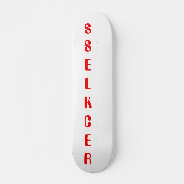 Skateboard finition en bois long (Devant)