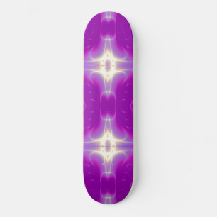 Skateboard FLAMME FRACTAL, violet violet rose